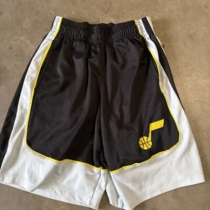NBA Utah Jazz Icon Edition schwarz gelb Basketball Shorts Small Streetwear - Bild 1 von 8