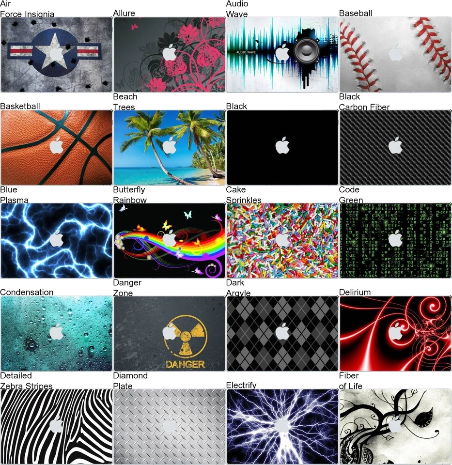 Any 1 Vinyl Decal/Skin for Apple MacBook A1342 13.3" Laptop Lid - Free Shipping! - Image 1 of 4