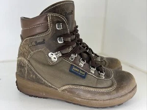 L.L.Bean 4037 Gore-Tex Skywalk Brown Cowhide Hiking Boots Men’s 8 M Italian - Picture 1 of 11