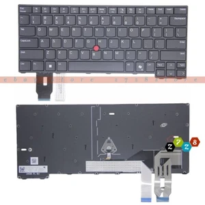 Nuevo teclado Lenovo ThinkPad T14 Gen 5 Gen5 P14S Gen 5 L14 Gen 5 EE. UU. sin retroiluminación - Imagen 1 de 1