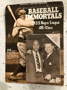 1933 Baseball Immortals Negro All-Stars Josh Gibson, Satchel Paige, Etc. - Picture 1 of 2