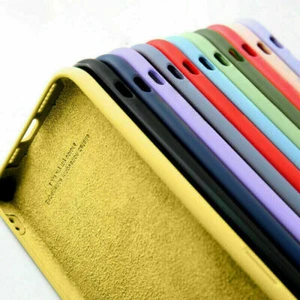 Silicone Case for Samsung Galaxy S24 Ultra S23 S22 A53 Mobile Phone Protection Case Cover - Picture 1 of 23