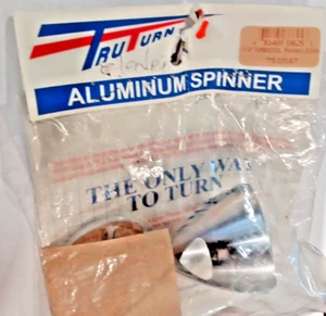 TruTurn Aluminum Spinner~NIP~ TTE-2252-B-T - Electric 2 1/4" - Picture 1 of 11