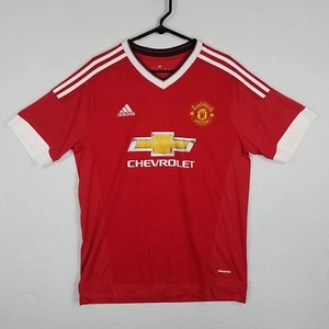 Adidas Manchester United #10 Rooney Jersey 2015-16 Home L Climacool FC Soccer - Picture 1 of 22