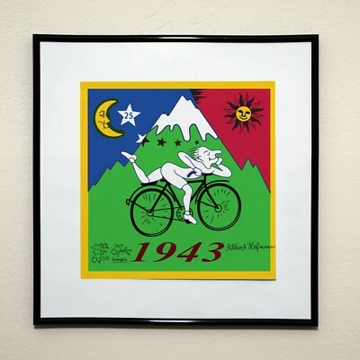Bicycle Day 1943 Albert Hofmann Signed Autograph LSD Psilocybin Formel - Bild 1 von 4