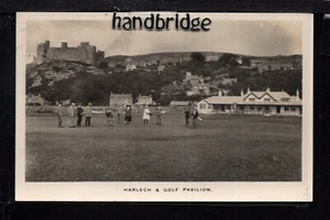 Harlech - Golf Pavillon - Echtfoto Postkarte - Bild 1 von 1