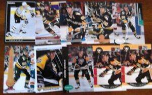 MARIO LEMIEUX and SIDNEY CROSBY 15-Card Lot Pittsburgh Penguins