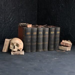 XIX-wieczne drewniane fałszywe pudełka na książki