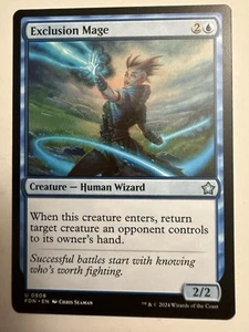 Exclusion Mage FDN 0508 MTG Foundations English Non-Foil - Picture 1 of 1