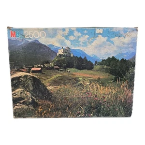 NEU Vintage 1983 Tarasp, Schweiz Grand Series MB 2500-teiliges Puzzle VERSIEGELT - Bild 1 von 10