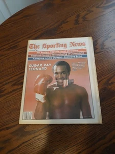 SEPTEMBER 19,1981-THE SPORTING NEWS-BOXING GREAT SUGAR RAY LEONARD(NM) - Picture 1 of 1