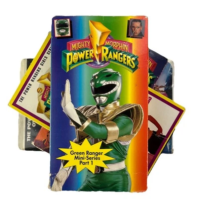 4 Mighty Morphin Power Rangers VHS- The Movie, Forever Friends, Dumpster, Ranger - Image 1 of 3