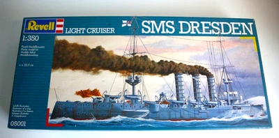 KIT REVELL  SMS DRESDEN  LIGHT CRUISER  1/350è   BOITE NON OUVERTE   1996 - Photo 1/4