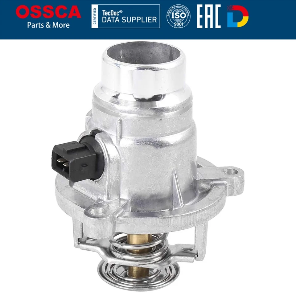 Engine Coolant Thermostat Assembly For BMW X5 545i 550i 645Ci 745i 745Li V8 4.4L Foto 1 de 4