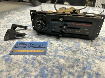 90-97 Mazda Miata MX5 MX-5 Heater Climate Control Panel USED / Broken trim  - Image 1 of 4