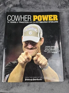 Cowher Power Pittsburgh Steelers Book Hardcover Post-Gazette NFL Triumph Books - Imagen 1 de 5