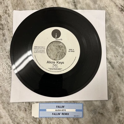 R&B Hip Hop 45 ALICIA KEYS “Fallin'/Remix “ J Records  Excellent - Image 1 of 4