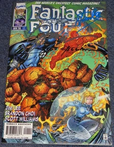 FANTASTIC FOUR #1~SIGNED STAN LEE~JIM LEE~SCOTT WILLIAMS~1996~ORIGIN~COA~VARIANT - Picture 1 of 9