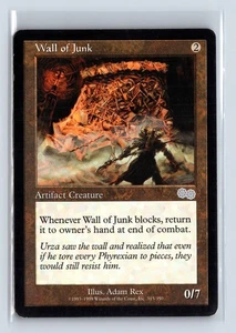 (2x) WALL OF JUNK – MTG Magic the Gathering Card – Urza's Saga – Uncommon - Picture 1 of 6