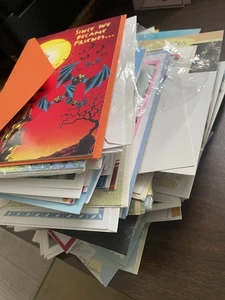 Lot of 150+ Greeting and Note Cards -  Mixed Random Assortment - Picture 1 of 10