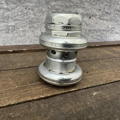 Auriculares Campagnolo Super Record vintage hilo italiano 1 pulgada 25x24F aleación años 80 Foto 1 de 4