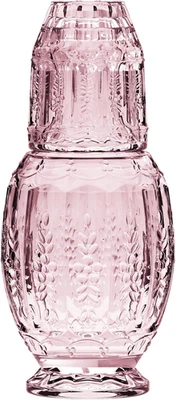 Elle Décor Vintage Bedside Water Carafe with Tumbler – Elegant Pitcher and Match - Image 1 of 4