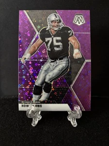 Howie Long 2020 Panini Mosaic No Huddle Purple Prizm #19/50 SP #107 Raiders - Picture 1 of 2