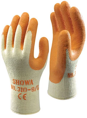 10 X Showa 310 Griff Handschuhe Latex Palm Überzug Robust Arbeit DIY Bauarbeiter - Bild 1 von 4