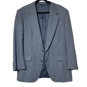 Neiman Marcus Size 40R Men's Gray Nailhead Two Button Sport Coat Surgeon Cuffs - Picture 1 of 12