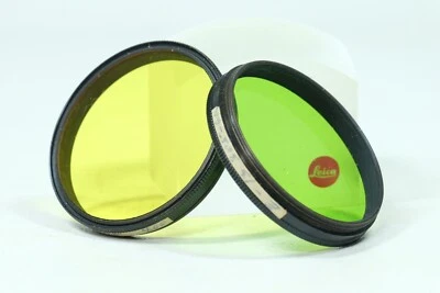 Ernst Leitz Leica Wetzlar Telyt 20cm 200mm 48mm YELLOW and GREEN - Image 1 of 4