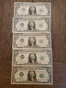 (5) 1963B 1 $ ONE DOLLAR NOTE. SIGNIERT VON JOSEPH W BARR   - Bild 1 von 11