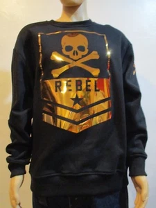 Herren Sweatshirt Rebel Minds Skull & Bones schwarz Gr. XL - Bild 1 von 3