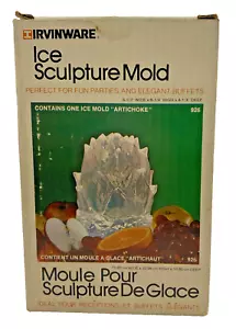 Vintage 1980 Irvinware Artichoke Ice Sculpture Mold 926 5.5”W x 8.25"H x 4.25"D - Picture 1 of 10