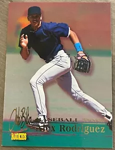 1996 Signature Rookies MLB Autobilia Preview #B5 Alex Rodriguez Seattle Mariners - Picture 1 of 2