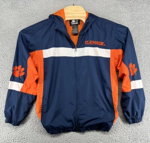 VTG Starter Clemson Tigers Full Zip Windbreaker Jacket Youth XL (18-20) READ - Picture 1 of 12