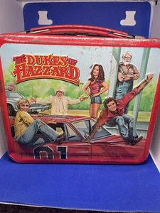 VINTAGE 1980 The Dukes Of Hazzard Metal Lunchbox, Aladdin - No Thermos - Picture 1 of 5