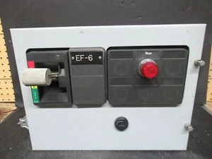 CUTLER HAMMER MOTOR STARTER CONTROL BUCKET MODEL: 2100 12" NEMA SIZE 1 3 AMP - Picture 1 of 10