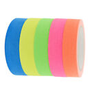  5 Rolls Pink Duct Tape Blacklight Dark Colored Colorful Adhesive