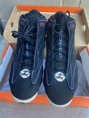 ZAPATILLAS JORDAN PRO FUERTES NEGRAS/ROJAS UNIVERSITARIAS BLANCAS PARA HOMBRE Talla 14 - Difíciles de encontrar Foto 1 de 4