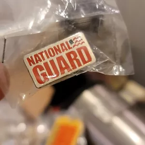 Official Army National Guard Logo Lapel Pin Chrome 1" ARNG Military Issued 2007 - Picture 1 of 6