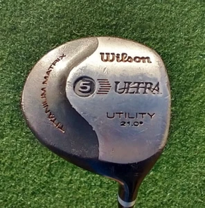 WILSON ULTRA # 5 WOOD TITANIUM MATRIX 21* RH 43" GRAPHITE SHAFT - NICE CLUB!! - Picture 1 of 19
