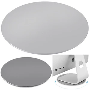 Aluminium 360° Rotating Swivel Base Turntable Stand Plate for iMac PC Monitor - Picture 1 of 11