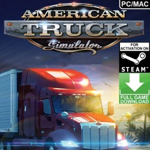 American Truck Simulator PC GAME Steam Key GLOBAL FAST DELIVERY! Truck Driving - Picture 1 of 12