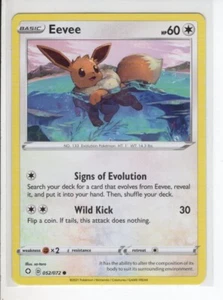EEVEE SHINING FATES SET POKEMON CARD 052/072 VG - Picture 1 of 1