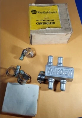 Controlador de temperatura de aceite de microprueba de enfriador de aceite Hayden #1-4862 manguera de 1/2" apta para Inglaterra  Foto 1 de 4