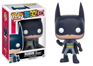 FUNKO POP TELEVISION TEEN TITANS GO #334 ROBIN as BATMAN VINYL FIGURE π - Picture 1 of 11