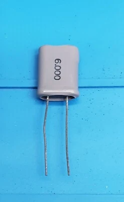 6.000 MHz New Old Stock Crystal NOS - Motorola Radio spare part UNITRODE - Image 1 of 4