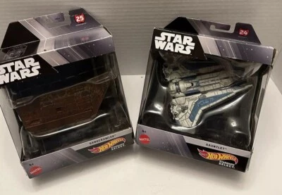 2024 Hot Wheels Star Wars Starships Select Gauntlet & Sandcrawler Set 1:50 NEW - Image 1 of 4