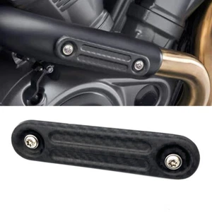 For Harley PAN AMERICA 1250 S 2021-2023 Real Carbon Fiber Exhaust Shields Cover - Picture 1 of 5