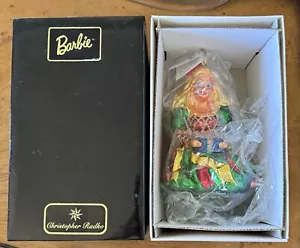 Christopher Radko Holiday Barbie Ornament mit Etikett neu im Karton - Bild 1 von 5